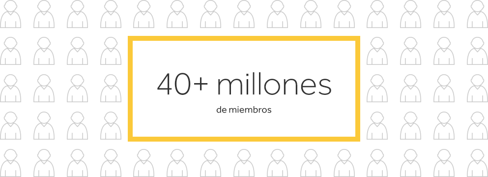 Over 40 million members